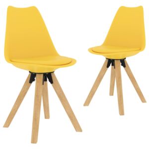 VidaXL Blagovaonske stolice 2 kom žute