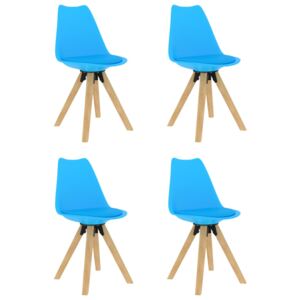 VidaXL Blagovaonske stolice 4 kom plave