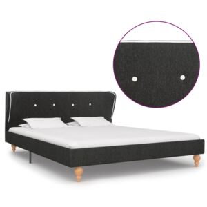 VidaXL Okvir za krevet od jute tamnosivi 140 x 200 cm
