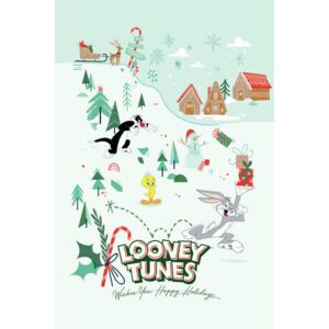 Poster Looney Tunes - Christmas