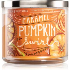 Bath & Body Works Caramel Pumpkin Swirl mirisna svijeća 411 g