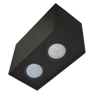 Reflektorska svjetiljka SIROCO 2xGU10/30W/230V crna