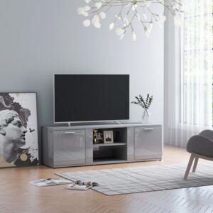 VidaXL TV ormarić visoki sjaj sivi 120 x 34 x 37 cm od iverice