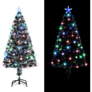 VidaXL Umjetno božićno drvce s postoljem LED 120 cm 135 grana