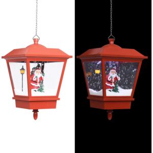 VidaXL Božićna viseća svjetiljka s Djedom Mrazom LED 27 x 27 x 45 cm