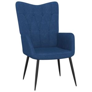 VidaXL Stolica za opuštanje 62 x 68,5 x 96 cm od tkanine plava