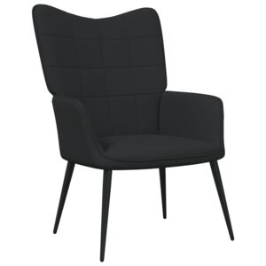 VidaXL Stolica za opuštanje 62 x 68,5 x 96 cm crna od tkanine