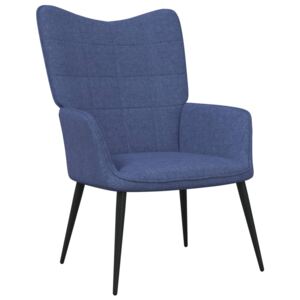 VidaXL Stolica za opuštanje 62 x 68,5 x 96 cm plava od tkanine