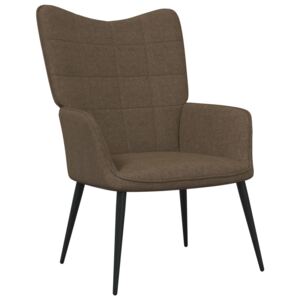 VidaXL Stolica za opuštanje 62 x 68,5 x 96 cm smeđa od tkanine