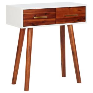 VidaXL Konzolni stol 70 x 30 x 75 cm masivno bagremovo drvo i MDF