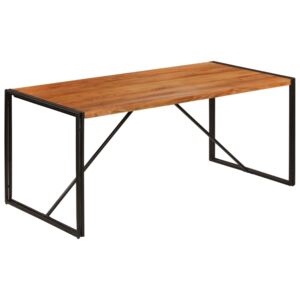 VidaXL Blagovaonski stol od bagremovog drva i šišama 180 x 90 x 76 cm