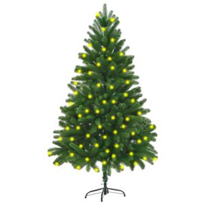 VidaXL Umjetno božićno drvce s LED svjetlima 180 cm zeleno