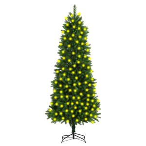 VidaXL Umjetno božićno drvce s LED svjetlima 240 cm zeleno
