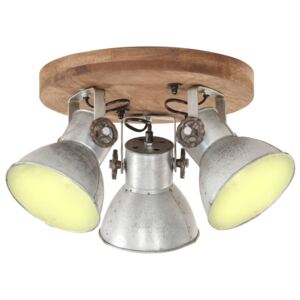 VidaXL Industrijska stropna svjetiljka 25 W srebrna 42 x 27 cm E27