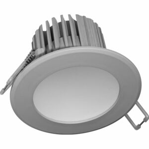 LED Ugradna svjetiljka za kupaonicu LED/7W/230V 4000K siva IP44