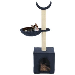 VidaXL Penjalica za mačke sa stupovima za grebanje od sisala 105 cm plava