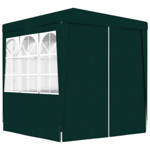VidaXL Profesionalni šator za zabave 2 x 2 m zeleni 90 g/m²