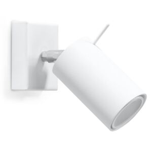 Zidna reflektorska svjetiljka RING 1xGU10/40W/230V bijela