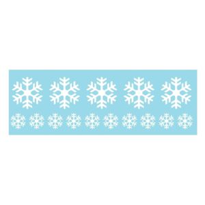 Elektrostatična božićna naljepnica Ambience Bright White Snow
