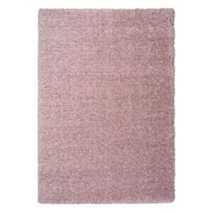 Ružičasti tepih Universal Floki Liso, 160 x 230 cm
