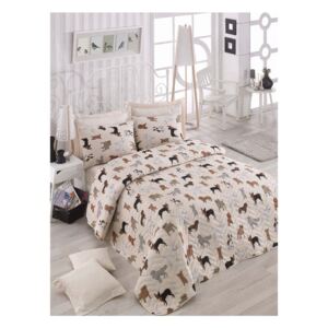 Prošiveni prekrivač za bračni krevet s jastučnicama Havhav, 200 x 220 cm