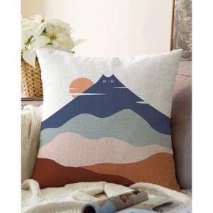 Jastuk premaz s pamučnim minimalističkim jastukom pokriva Kitty Hill, 55 x 55 cm