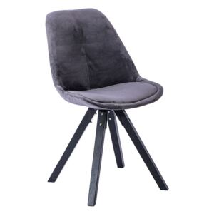 Set od 2 tamno siva blagovaona stolice loomi.design Dima