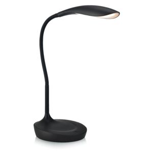 Crna stolna svjetiljka s USB priključkom Markslöjd Swan