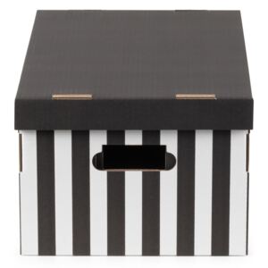 Set od 2 crne kutije za pohranu za Compactor Stripes