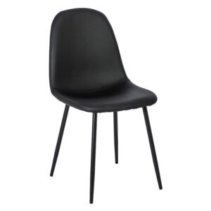 Set od 2 crna blagovaonica stolice Loomi.Design Resissy