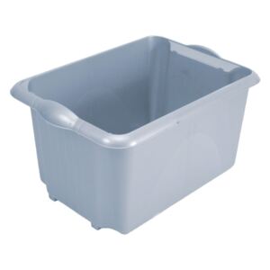 Siva kutija za pohranu od reciklirane plastike Addis Eco Range, 30 l