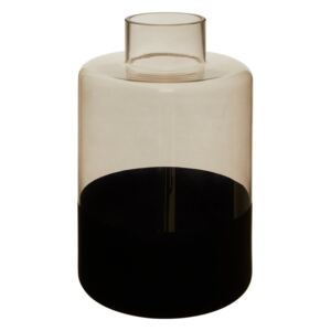 Staklena vaza s crnim detaljima Premier Houseware Cova, visina 32 cm