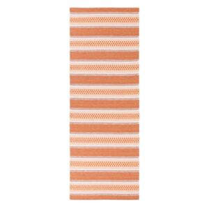 Narančasta tepih staza pogodna za eksterijer Narma Runo, 70 x 350 cm