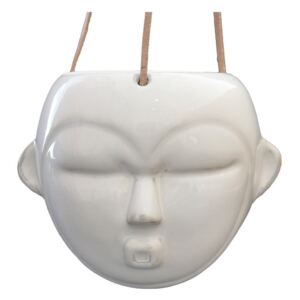Bijela viseća tegla PT LIVING Mask, visina 15,2 cm