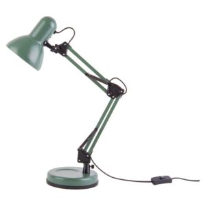Zelena stolna svjetiljka s crnim detaljima Leitmotiv Hobby Ø 12,5 cm
