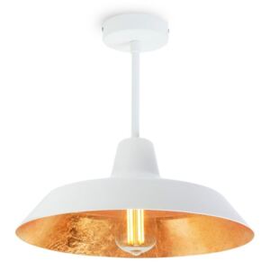 Stropna lampa u bijeloj i zlatnoj boji Bulb Attack Cinco Basic