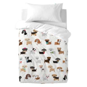 Dječja pamučna posteljina za pokrivač Mr. Fox Dogs, 100 x 120 cm