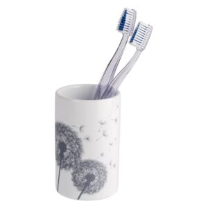 Bijela keramička šalica za četkice za zube Wenko Astera