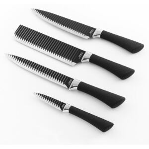 Set od 4 kuhinjska noža od nehrđajućeg čelika InnovaGoods Swiss Q Shark