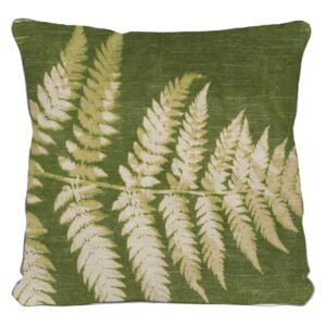 Zeleni jastuk list Linen Couture Leaves, 45 x 45 cm