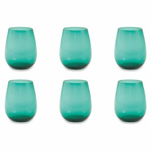 Set od 6 akvamarin plavih čaša Villa d´Este Happy Hour
