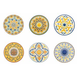 Set od 6 ukrasnih tanjura Villa d´Este Sicilia