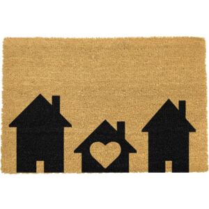 Otirač od prirodnog kokosovog vlakna Artsy Doormats Home is Whre, 40 x 60 cm