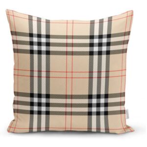 Bež dekorativni premaz za jastuk minimalistički jastuk pokriva Burberry, 35 x 55 cm