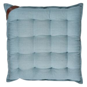Plavi pamučni jastuk za sjedenje Södahl, 40 x 40 cm