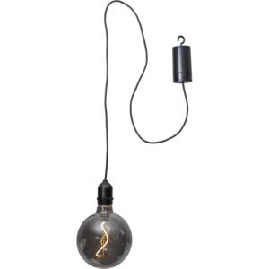 Crna vanjska LED svjetiljka Best Season Glassball, duljina 1 m