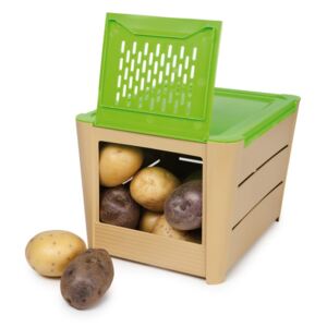 Smeđe-zelena kutija za krumpir Snips Potatoes