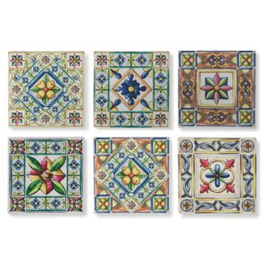 Set od 6 keramičkih tragača Villa d`Este Costier