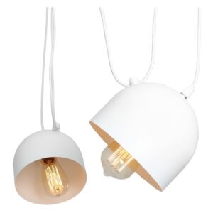 Bijela viseća svjetiljka sa 2 žarulje Custom Form Popo