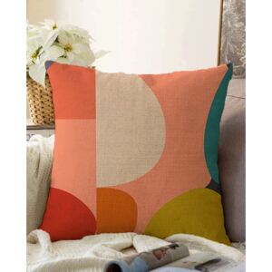 Jastuk premaz s pamučnim minimalističkim jastukom pokriva krugove, 55 x 55 cm